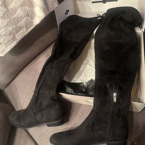 Marc Fisher Black Over-the-Knee Boots
